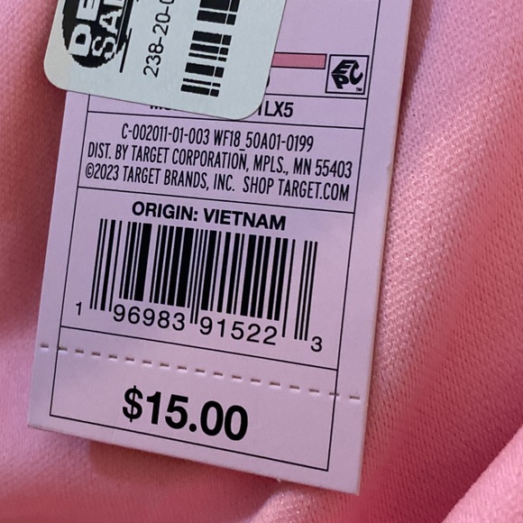 New Women  High Leg Cheeky Bikini Bottom - Wild Fable Pink/Orange/Yellow Tie-Dye - Picture 9 of 9